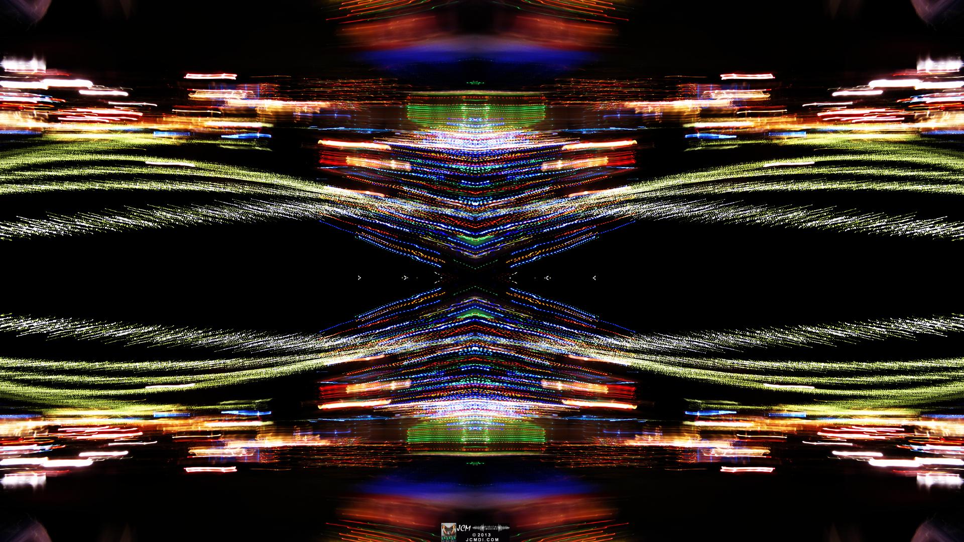 Wakefield Holiday Lightshow 2013 Quadroscopic long exposure artwork